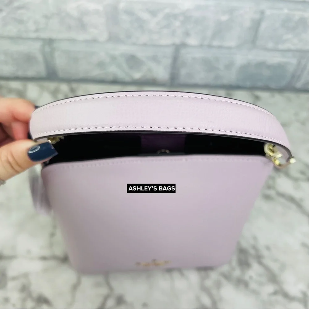Kate Spade Darcy Bucket Bag Crossbody In Lilac Moon - Picture 5 of 11